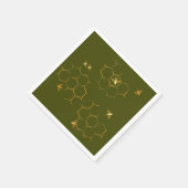 ビー救ズハニカム紙ナプキンス スタンダードカクテルナプキン (角)