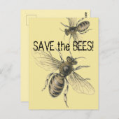 ビー救ズヴィンテージビー画像 ポストカード (正面/裏面)