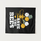 ビー救ズヴィンテージレトロハニービーキーパー タペストリー (正面(横))