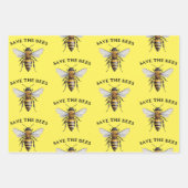 ビー救ズ・イエロー ラッピングペーパーシート (正面)