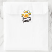 ビー救ツのステッカー – Bee Conservation スクエアシール (バッグ)