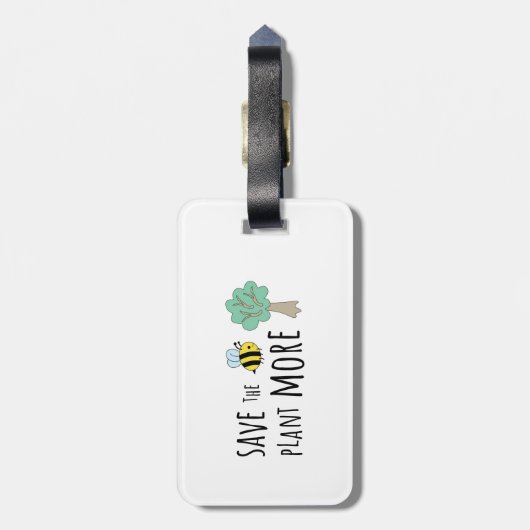 ビー救ツもっと木を植えろ！ ラゲッジタグ (裏面縦)