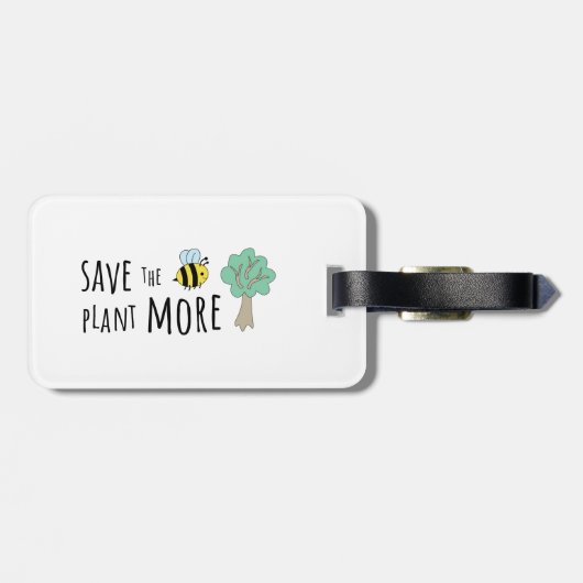 ビー救ツもっと木を植えろ! ラゲッジタグ (裏面横)