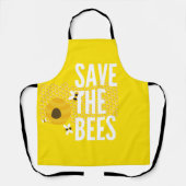 ビー救ツハニカムハチミツポット エプロン (正面)