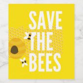 ビー救ツハニカムハチミツポット ワインラベル (シングルラベル)