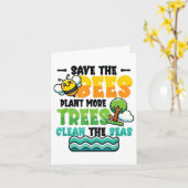 ビー救ツ植樹クリーンシーズ環境プロ カード (黄色い花)