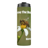 ビー救ツ・ハニチパーソナライズされたビー タンブラー (正面)