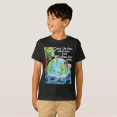 ビー救ツ – 環境保護地球日 Tシャツ (正面フル)