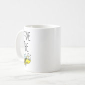ビー救ツ – 環境保護Bee Beke コーヒーマグカップ (正面左)