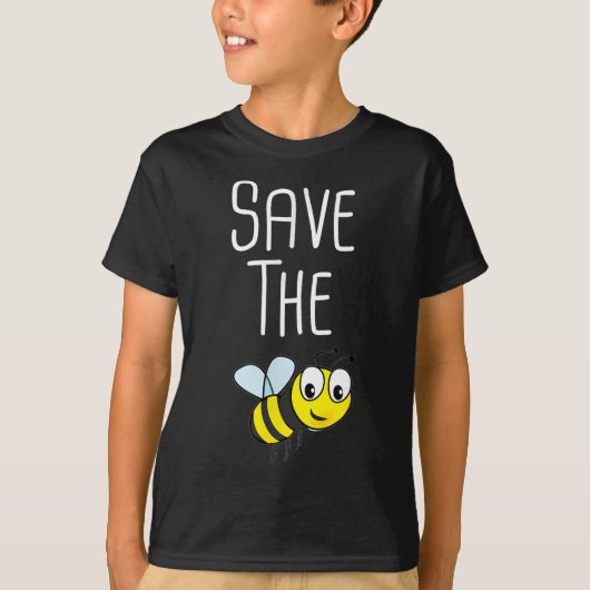 ビー救ツ – 環境保護Bee Beke Tシャツ (正面)