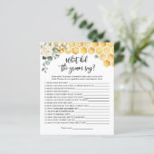 ビー新郎は何と言ったブライダルシャワーゲーム (スタンド正面)