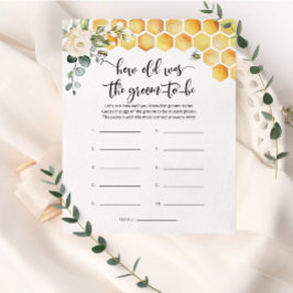 ビー新郎は何歳のブライダルシャワー