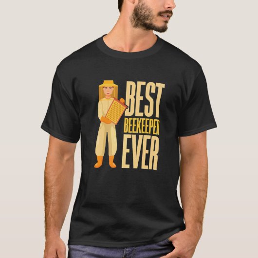 ビー最高のキーパーエバービーキープミツバチ Tシャツ (正面)