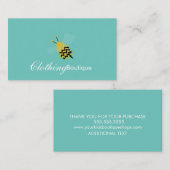 ビー服ブティックロゴ名刺 名刺 (正面/裏面)