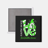 ビー格言ラブ脳障害認識度 マグネット (正面/裏面)