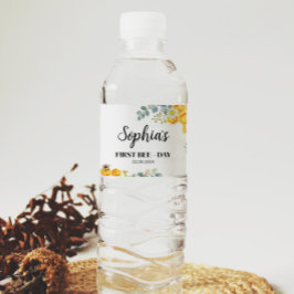 ビー水瓶ラベル誕生日ベビーシャワー ペットボトルラベル