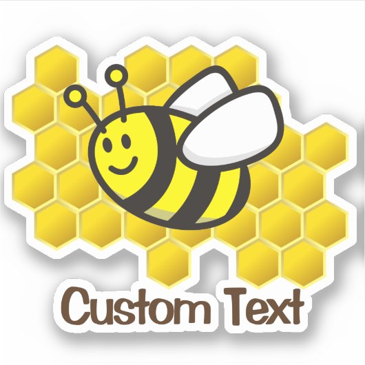 ビー漫画 シール (正面)