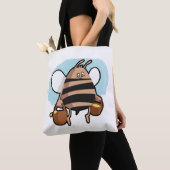 ビー漫画 トートバッグ (クローズアップ)