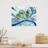 ビー玉のボウル，大きなポスター ポスター (キッチン)