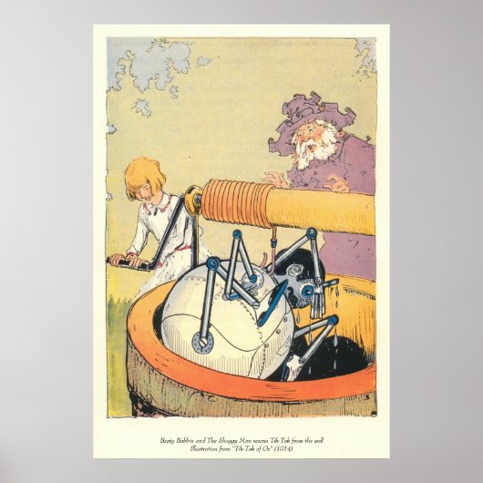 ビー玉のボビンと毛むくじゃらの男の救出Tik-Tok ポスター (正面)