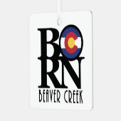 ビー生まれバークリークコロラド メタルオーナメント (正面左)