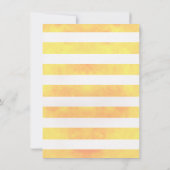 ビー男女兼用をテーマにしたベビーシャワー招待状 招待状 (裏面)