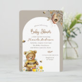 ビー男女兼用ビービービーウェイベイビーシャワー 招待状 (スタンド正面)