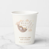 ビー男女兼用リーウェイムーンスタースリーピークマ 紙コップ (裏面)