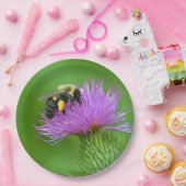 ビー素晴らしト及びアザミ紙プレート ペーパープレート (パーティー)