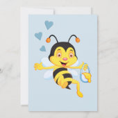 ビー素晴らし男の赤ちゃんシャワー | 招待状 (裏面)