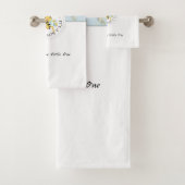 ビー素晴らし男の赤ちゃん |モノグラパーソナライズされたム バスタオルセット (インサイチュ)