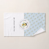 ビー素晴らし男の赤ちゃん |モノグラパーソナライズされたム バスタオルセット (ハンドタオル)