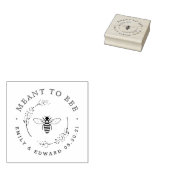 ビー素朴トリースの結婚式の引き出物 ラバースタンプ (押印)