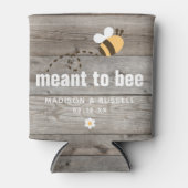 ビー素朴ト専用バーンウッド結婚式の引き出物 缶クーラー (正面)