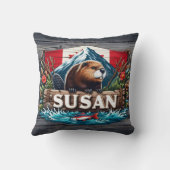 ビー素朴バーバイスノーマウンテン クッション (裏面)