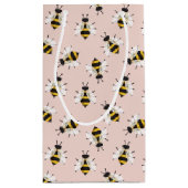 ビー素朴図解入りの、写真付きのピカスタマイズク抱き枕 スモールペーパーバッグ (裏面)