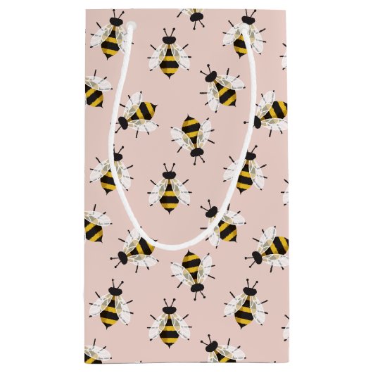 ビー素朴図解入りの、写真付きのピカスタマイズク抱き枕 スモールペーパーバッグ (裏面)