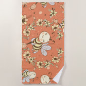 ビー絵画ズ ビーチタオル (正面)