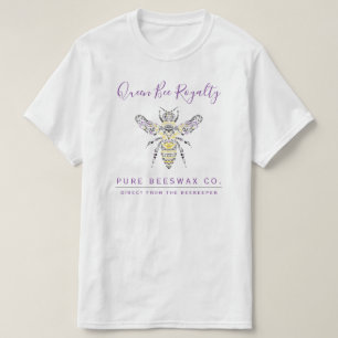 ビー華美カスタムビーズワックスロゴ Tシャツ
