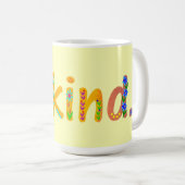 ビー親切なお洒落フローラ コーヒーマグカップ (正面右)