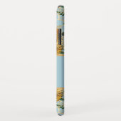 ビー親切なヴィンテージターコイズひまわり蜂 Case-Mate iPhoneケース (裏面/右)