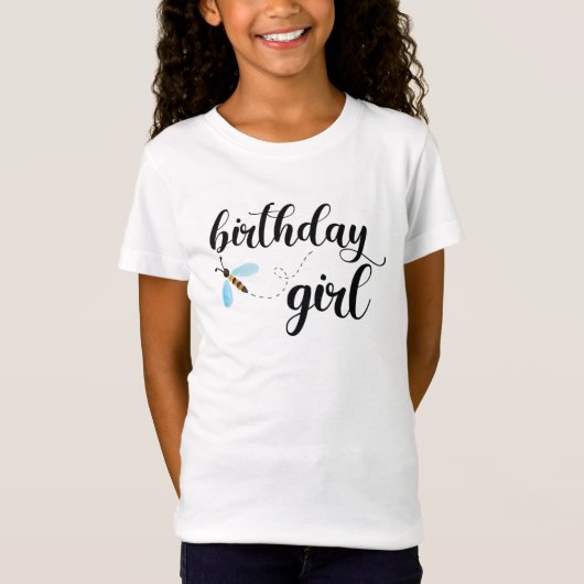 ビー誕生日ガール Tシャツ (正面)