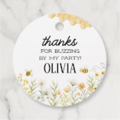 ビー誕生日サークルメッセージカード フェイバータグ (正面)