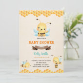 ビー誕生日シャワーの招待 セーブザデート (スタンド正面)