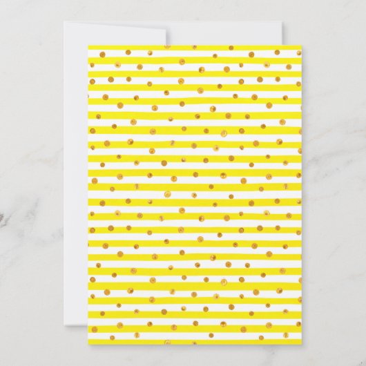 ビー誕生日招待状ひまわり誕生日招待状 招待状 (裏面)