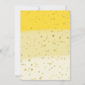 ビー誕生日招待状男の子または女の子 招待状 (裏面)