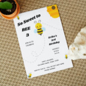 ビー誕生日招待状 招待状