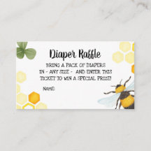 ビー赤ちゃんシャワーおむつラッフルインサートママへビー