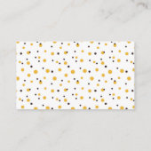 ビー赤ちゃんシャワーおむつラッフル エンクロージャーカード (裏面)