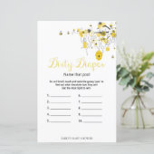 ビー赤ちゃんシャワーゲーム – ダーティおむつ (スタンド正面)